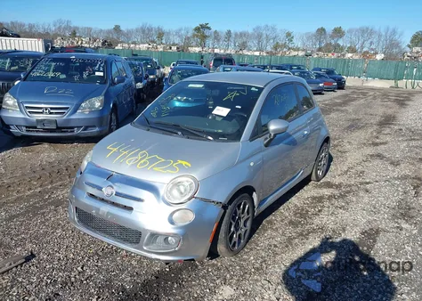 2012 Fiat 500 Sport from USA, damaged, VIN 3C3CFFBR5CT123198